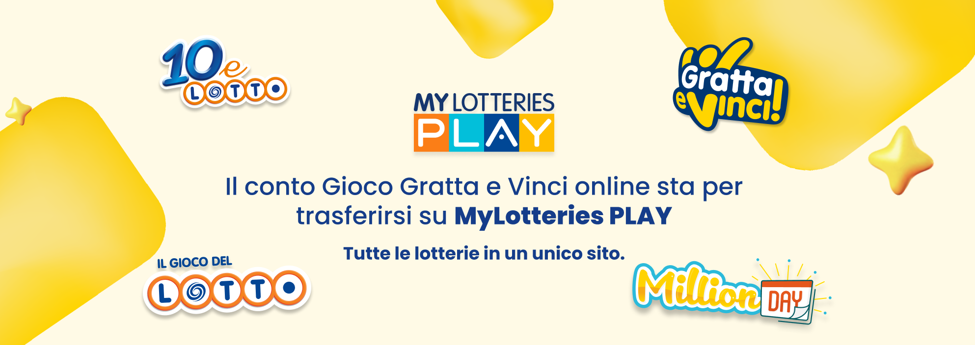 Il conto gioco  Gioco del Gratta e Vinci online sta per trasferisi su Mylotteries PLAY